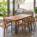 Ver imagem 4 de Mesa de Jantar para Área Gourmet 180x93cm Bege/Stain Jatobá