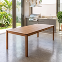 Ver imagem 1 de Mesa de Jantar para Área Gourmet 180x93cm Bege/Stain Jatobá