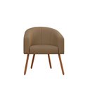 Ver imagem 2 de Poltrona Decorativa com Pés em Madeira Marselha