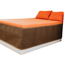 Ver imagem 1 de Saia Cama Box Caramelo