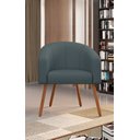 Ver imagem 1 de Poltrona Decorativa com Pés em Madeira Marselha