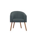 Ver imagem 2 de Poltrona Decorativa com Pés em Madeira Marselha