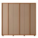 Ver imagem 7 de Guarda Roupa Casal 6 Portas 4 Gavetas Microripado MDF Cleo Freijo