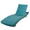 2 Espreguiçadeiras em Alumínio C/6 Regulagens Azul Turquesa - 5
