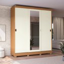 Ver imagem 1 de Guarda-roupa Casal 3 Portas com Espelho Móveis Kappesberg