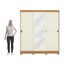 Ver imagem 6 de Guarda-roupa Casal 3 Portas com Espelho Móveis Kappesberg