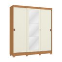 Ver imagem 2 de Guarda-roupa Casal 3 Portas com Espelho Móveis Kappesberg