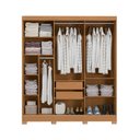 Ver imagem 4 de Guarda-roupa Casal 3 Portas com Espelho Móveis Kappesberg