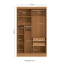 Ver imagem 3 de Guarda-roupa Casal 2 Portas Móveis Kappesberg