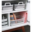 Ver imagem 5 de Cesto Organizador Plastico Empilhavel 9 Litros C/tampa Cinza