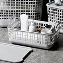 Ver imagem 4 de Cesto Organizador Plastico Empilhavel 9 Litros C/tampa Cinza