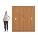 Ver imagem 7 de Guarda-roupa Casal 6 Portas Móveis Kappesberg