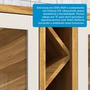 Ver imagem 5 de Armário de Cozinha com Balcão para Pia 9 Portas 5 Gavetas Pérola 100% Mdf Vidro Reflecta Amêndoa/off