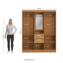 Ver imagem 6 de Guarda-roupa Casal 5 Portas 160cm X 200cm
