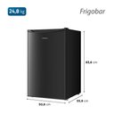 Ver imagem 2 de Frigobar Mondial 120 Litros Porta Reversível Preto Fgb-01-b120 127v