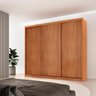 Guarda Roupa Casal Chile 100% Mdf 3 Portas de Correr - 1