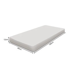 Sofá Cama Solteiro Verona Castanho Estofado Capitonê Veludo Bege com Cama Auxiliar + 2 Colchões - 5