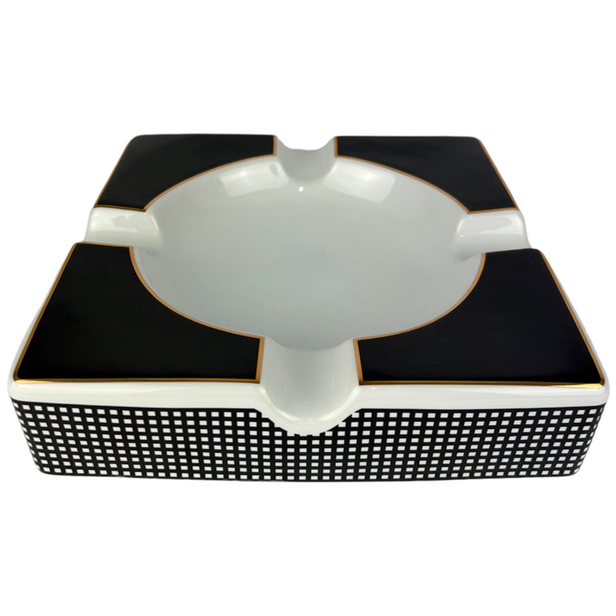 Cinzeiro para Charuto Material Cerâmica Luxo Para Bar Festa Decorativo Capacidade Para 4 - 3