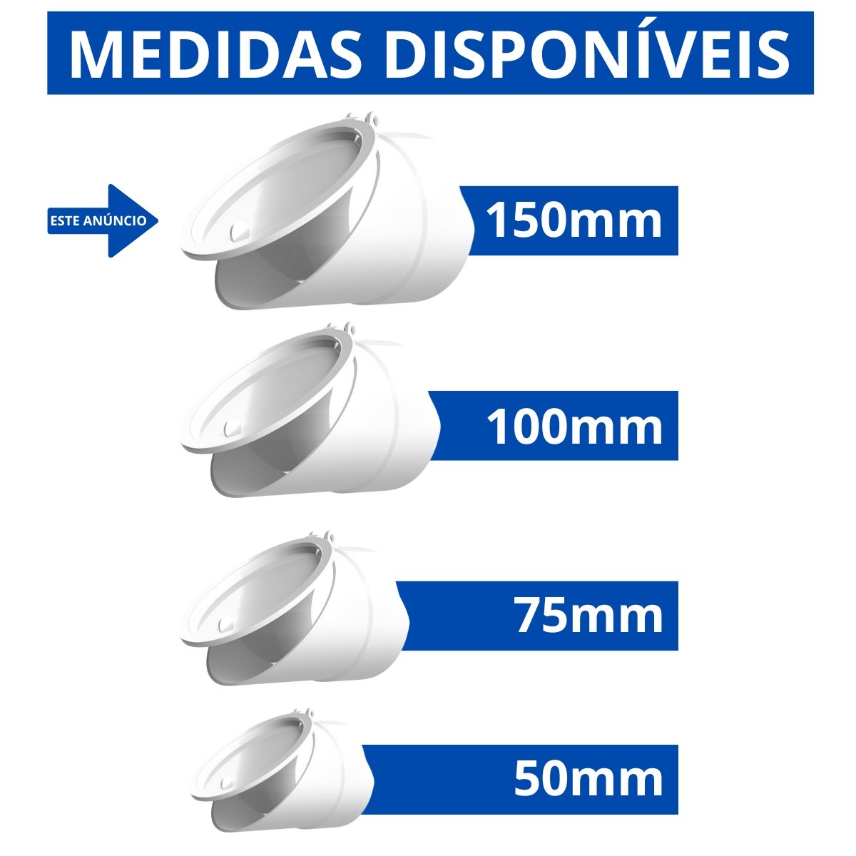 Válvula de Retenção Esgoto para Canos 150mm | Valeplast | 02 Un - 3