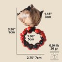 Ver imagem 3 de Kit 4 Porta Guardanapos Biojoias Amazonia Artesanal Flor Babaçu Açaí