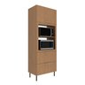 Torre Quente 80cm para Forno e Micro-ondas com 1 Porta Basculante e 2 Gavetas - 6