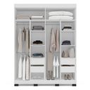 Ver imagem 6 de Guarda Roupa 4 Portas 4 Gavetas Lisboa Branco