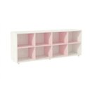 Ver imagem 1 de Nicho Organizador Horizontal Branco/rosa - Movelbras
