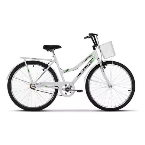 Bicicleta Urbana Ultra Bikes Summer Aro 26 Freios V-brakes Branco