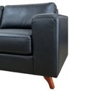 Ver imagem 7 de Sofá 2 Lugares 150cm Couro Legítimo Kingston Yescasa Preto