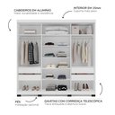 Ver imagem 5 de Guarda Roupa 3 Portas de Correr 4 Gavetas Lisboa