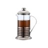 Cafeteira Francesa em Inox Decorada Prensa Chaleira em Vidro Cremeira Bule French Press Luxo 350ml - 7