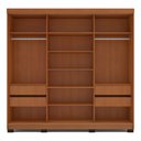 Ver imagem 4 de Guarda Roupa 3 Portas de Correr 4 Gavetas Lisboa Bege/Freijo/Creme