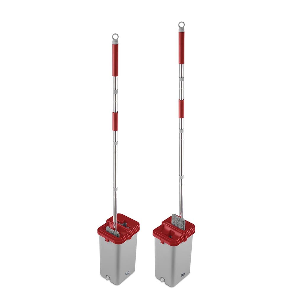 Mop Lava e Seca, 7,5L e 1 Refil de Microfibras Up Home - UD261 UD261 - 4