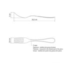 Ver imagem 6 de Garfo de Mesa Tramontina Firenze em Aço Inox Tramontina