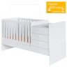 Berço Mini Cama Multifuncional Bb680 Branco Comm Branco - 2