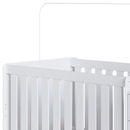 Berço Mini Cama Multifuncional Bb680 Branco Comm Branco - 8