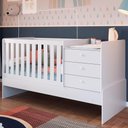 Ver imagem 1 de Berço Mini Cama Multifuncional Bb680 Branco Comm Branco