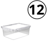 Kit 12 Pote Marmita 800ml para Mantimento Comida Tampa Trava - 1