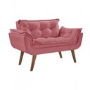 Ver imagem 1 de Poltrona Opalla 2 Lugares Rosa