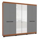 Ver imagem 2 de Guarda-Roupa 6 Portas 4 Gavetas com Espelho Lisboa