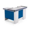 Balcão Caixa Check Out Mksa-205az 2,05 Metros Branco e Azul - Gelopar - 1
