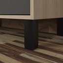 Ver imagem 5 de Gabinete de Banheiro com Lavatório 80cm Ref 830 Cewal - Carvalho Berlin/cinza Sagrado