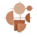 Ver imagem 1 de Adorno de Parede em Metal Tons de Marrom