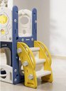 Ver imagem 4 de Playground Infantil 6 em 1 Parquinho 224cm Escorregador:cinza