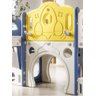 Playground Infantil 6 em 1 Parquinho 224cm Escorregador:cinza - 18