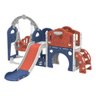 Playground Infantil 6 em 1 Parquinho 224cm Escorregador:cinza - 20