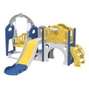 Ver imagem 2 de Playground Infantil 6 em 1 Parquinho 224cm Escorregador:cinza