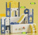 Ver imagem 3 de Playground Infantil 6 em 1 Parquinho 224cm Escorregador:cinza