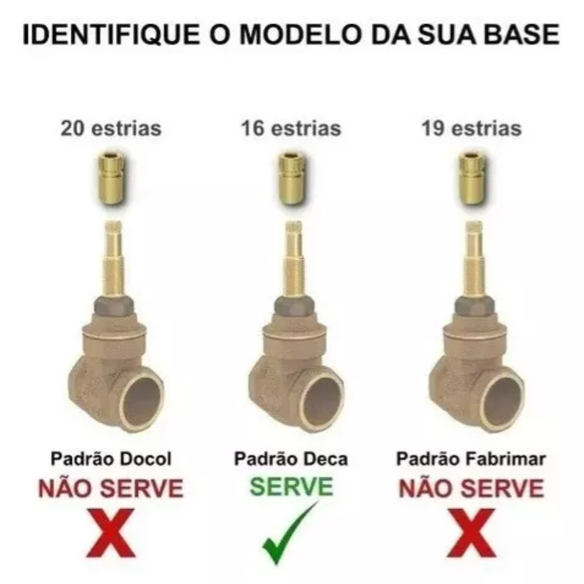 Acabamento para Registro Padrão Base Deca Quadrado Inox Cromado Pressão Gaveta Metal Premium Pmx - 4