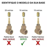 Acabamento para Registro Padrão Base Deca Quadrado Inox Cromado Pressão Gaveta Metal Premium Pmx - 4